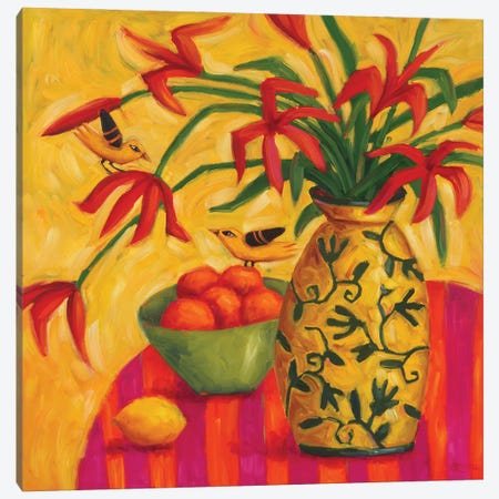 Golden Songs Canvas Print #CRV12} by Cindy Revell Canvas Artwork
