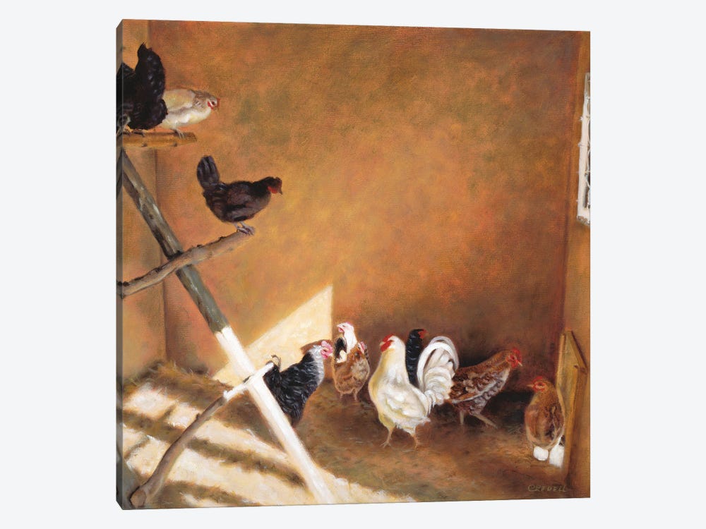 Harem In The Hay by Cindy Revell 1-piece Canvas Art