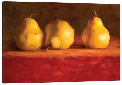 Illumine Canvas Art Print - Pear Art