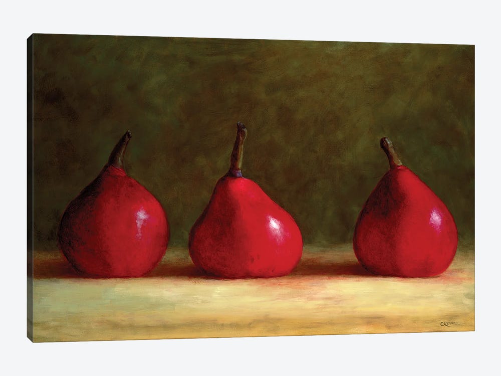 Lavish Red by Cindy Revell 1-piece Canvas Wall Art
