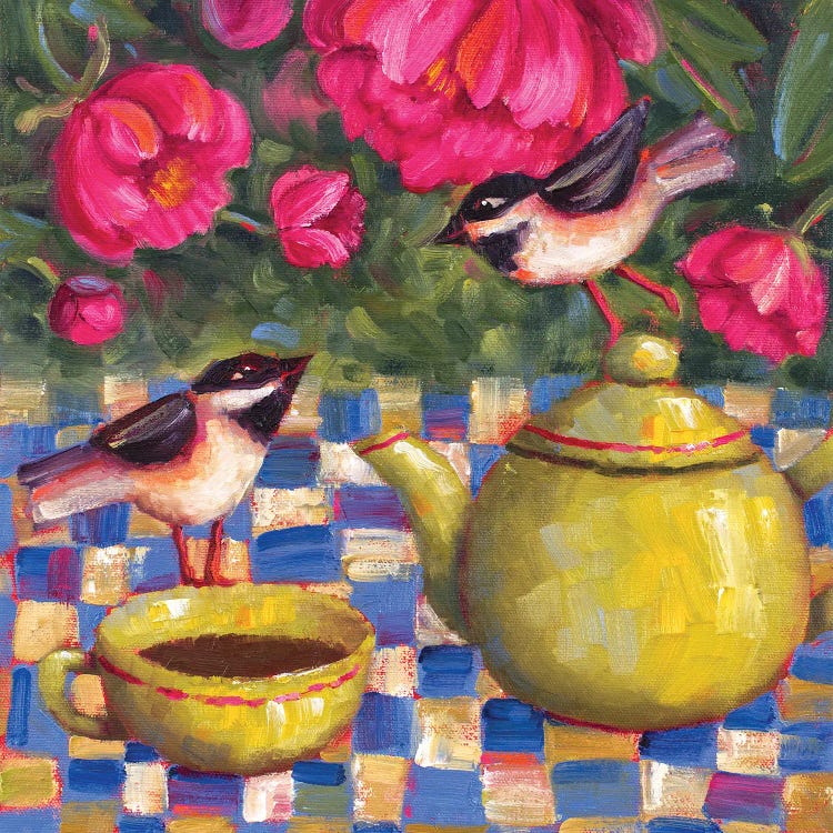 Tea Under The Peonies