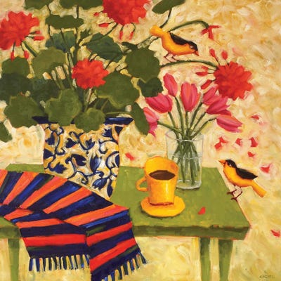 Conversations At Noon by Cindy Revell canvas print