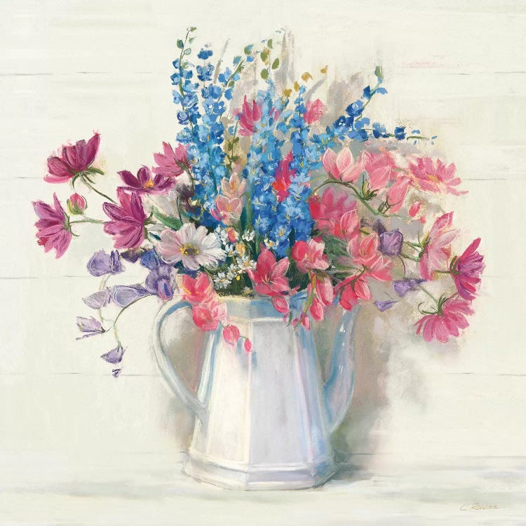 Ironstone Bouquet I Bright by Carol Rowan wall art