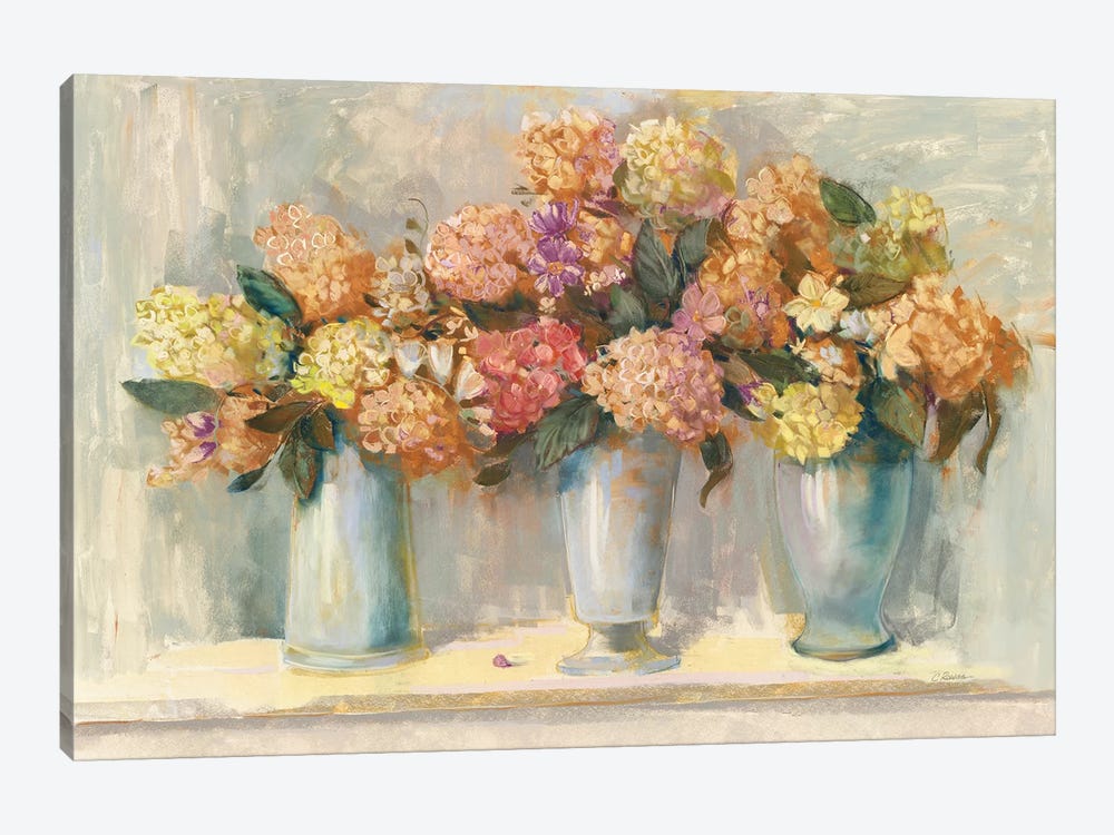 Fall Hydrangea Bouquets by Carol Rowan 1-piece Art Print