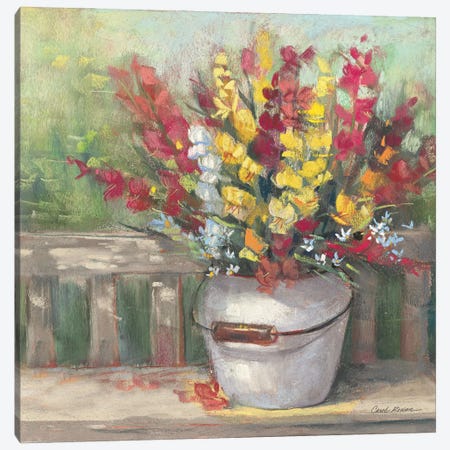Snapdragon Bouquet Canvas Print #CRW25} by Carol Rowan Canvas Art Print