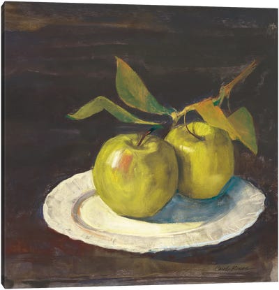Green Apples I Canvas Art Print - Carol Rowan