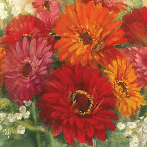 Daisies: Summer Gerberas I by Carol Rowan