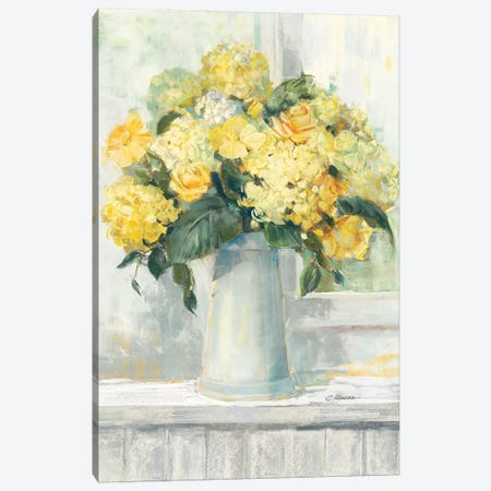 Endless Summer Bouquet I Yellow Canvas Print #CRW3} by Carol Rowan Canvas Art Print