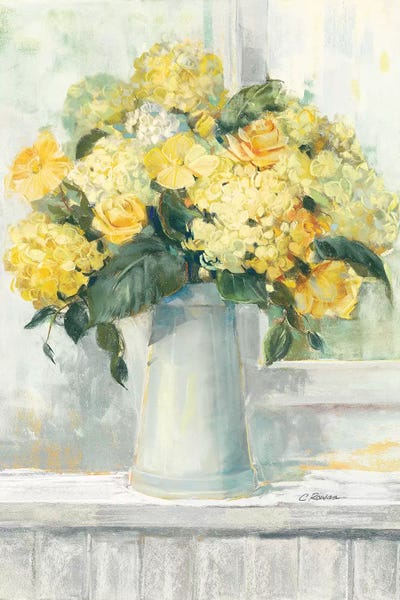 Bouquets: Endless Summer Bouquet I Yellow by Carol Rowan