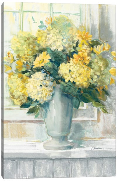 Endless Summer Bouquet II Yellow Canvas Art Print - Carol Rowan