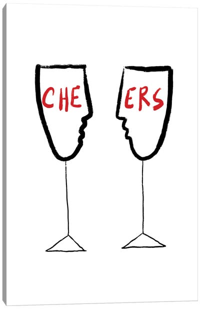 Cheers Canvas Art Print - Atelier Posters