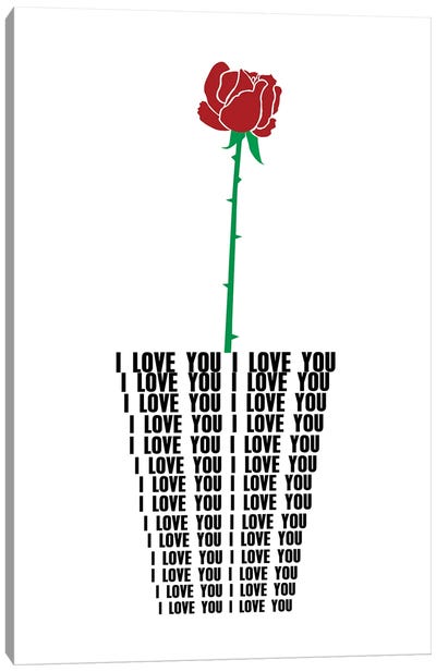 I Love You Canvas Art Print - Atelier Posters