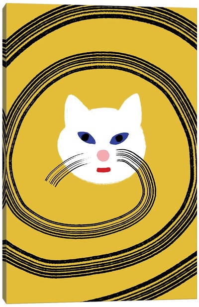 Meow Canvas Art Print - Atelier Posters