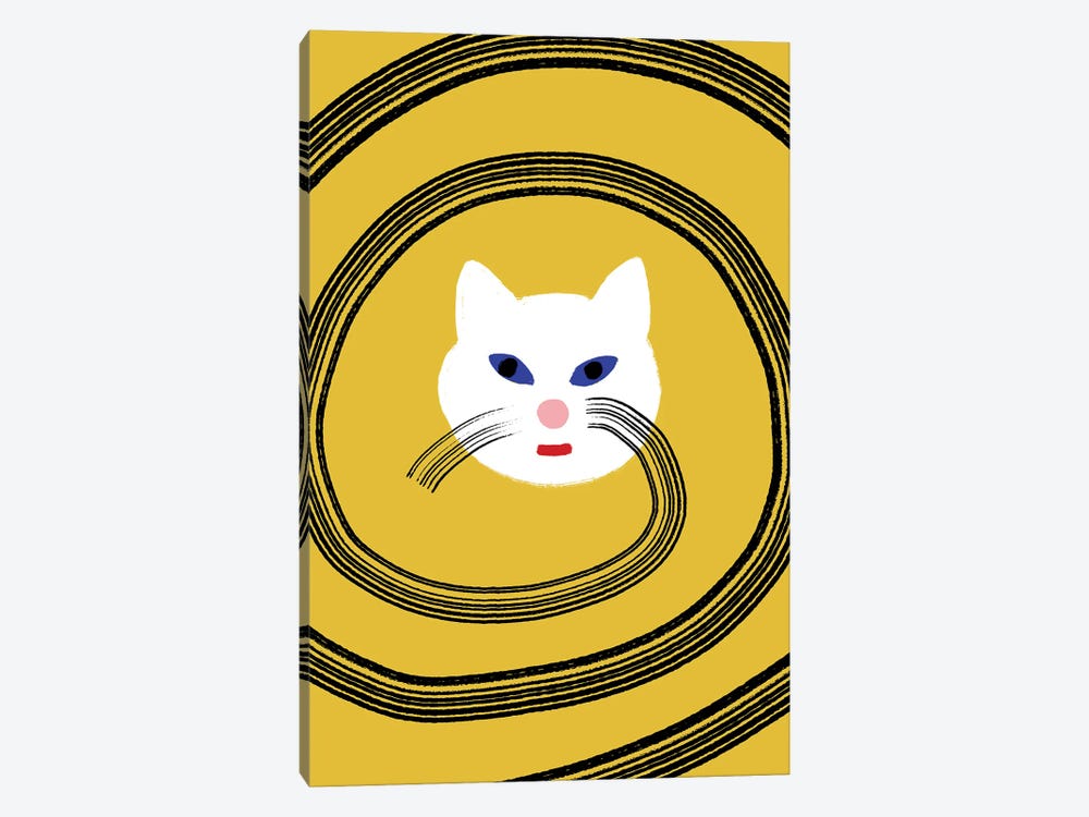 Meow by Atelier Posters 1-piece Canvas Wall Art