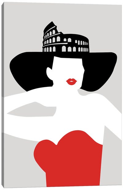 Roma Fashion Canvas Art Print - Atelier Posters