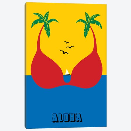 Aloha Canvas Print #CSA42} by Atelier Posters Canvas Art Print
