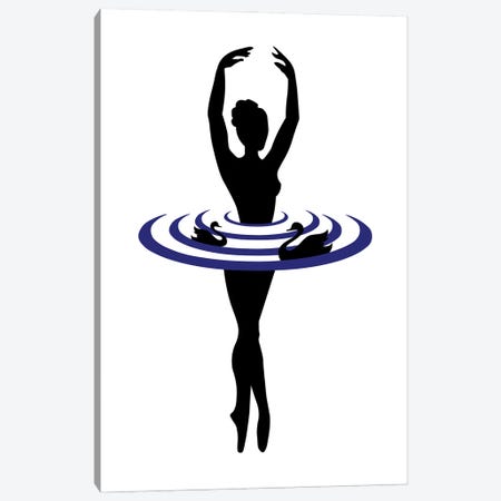 The Black Swan Canvas Print #CSA57} by Atelier Posters Canvas Art Print