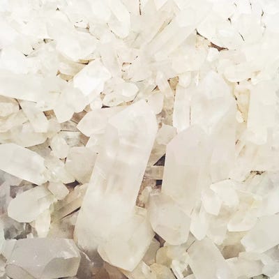 Quartz Crystals by Cassia Beck canvas print