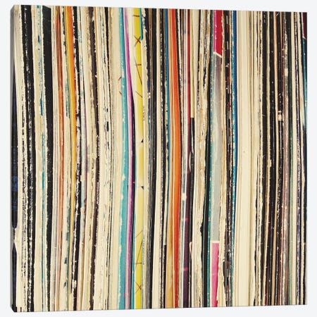 Record Collection Canvas Print #CSB106} by Cassia Beck Canvas Art