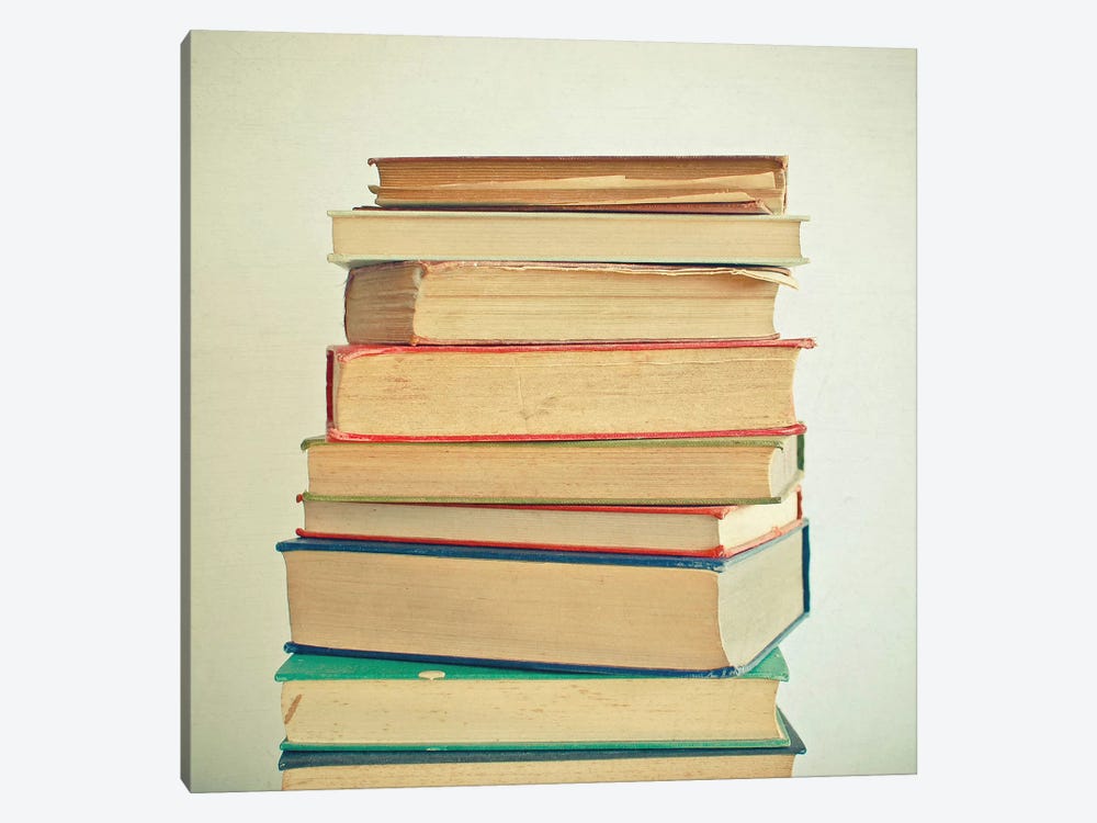 Stack of Books by Cassia Beck 1-piece Canvas Art