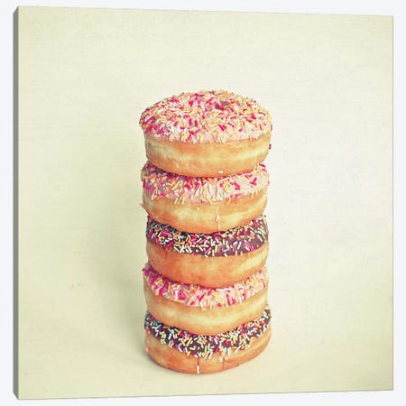 Stack of Donuts Canvas Print #CSB123} by Cassia Beck Canvas Print