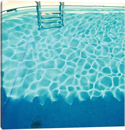 Swimming Pool IX Canvas Art Print - Cassia Beck