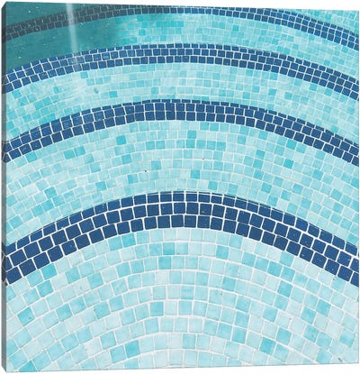 Swimming Pool X Canvas Art Print - Swimming Pool Art