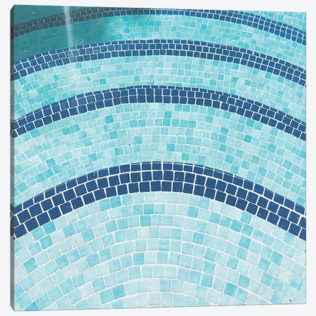 Swimming Pool X Canvas Print #CSB138} by Cassia Beck Canvas Artwork