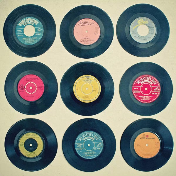 The Eighties: Vinyl Collection by Cassia Beck