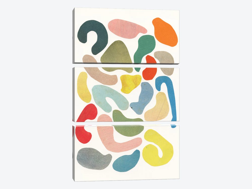 Abstract 021 by Cassia Beck 3-piece Art Print