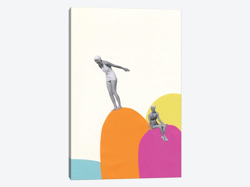 Cliff Diving by Cassia Beck 1-piece Canvas Wall Art