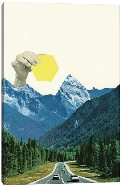 Moving Mountains Canvas Art Print - Cassia Beck