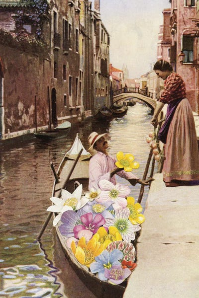 The Suitor II by Cassia Beck framed canvas print