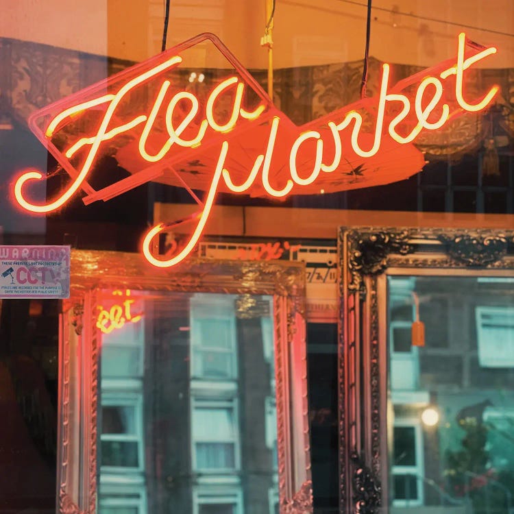 Flea Market by Cassia Beck wall art