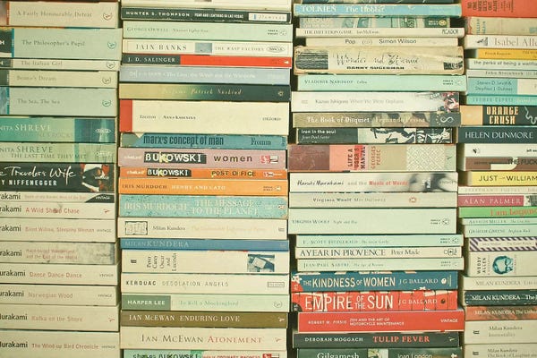 Cassia Beck: Bookworm Landscape by Cassia Beck