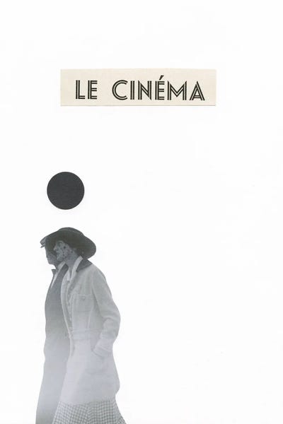 Black & White Patterns: Le Cinema by Cassia Beck