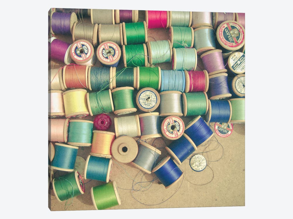 Cotton Reels by Cassia Beck 1-piece Canvas Wall Art