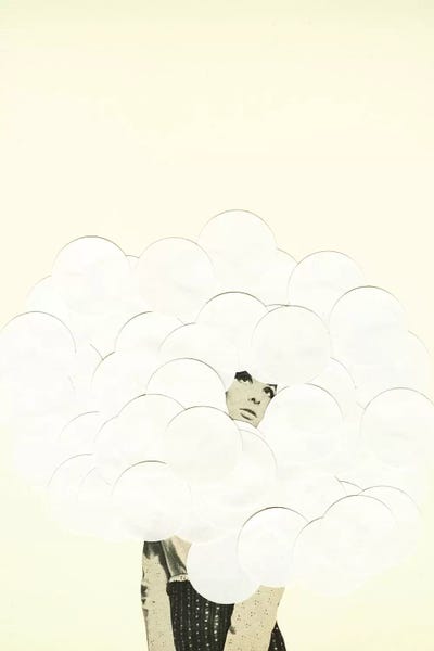 Head in the Clouds by Cassia Beck metal wall art
