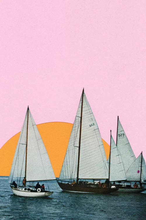 Into the Sunset by Cassia Beck wall art
