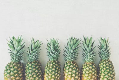It's All About the Pineapple by Cassia Beck art print
