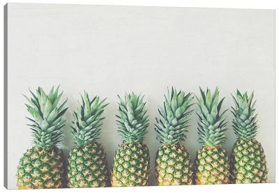 It's All About the Pineapple Canvas Art Print - Pineapple Art