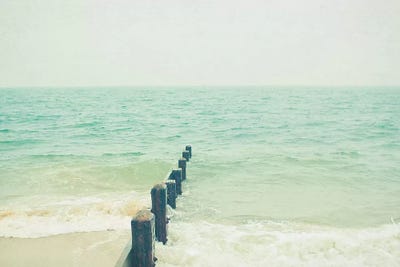Looking Out to Sea by Cassia Beck framed canvas print