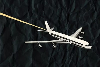 Lost in Space by Cassia Beck framed canvas print