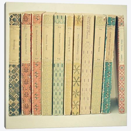 Old Books Canvas Print #CSB82} by Cassia Beck Canvas Artwork