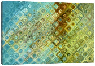 Peninsula Bubble Canvas Art Print - Greenery Dècor
