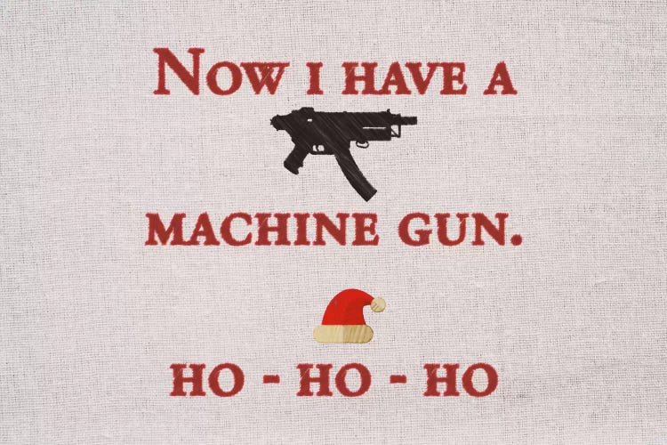 Now I Have A Machine Gun by 5by5collective wall art