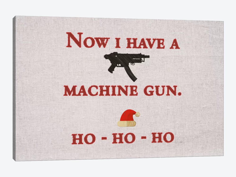 Now I Have A Machine Gun by 5by5collective 1-piece Canvas Artwork