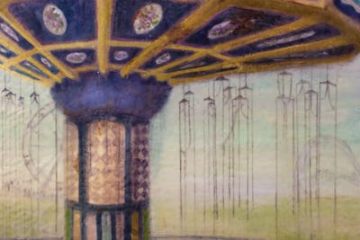 Clarissa Shanahan - Canvas Prints: Detail, Swing Ride by Clarissa Shanahan