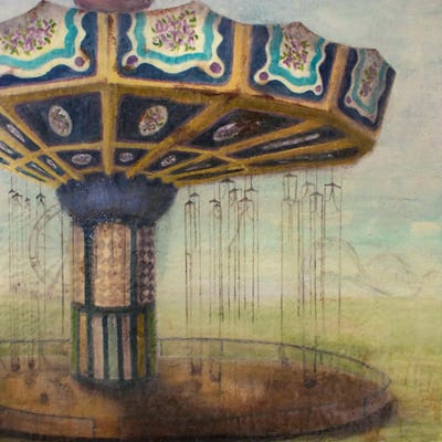 Clarissa Shanahan - Canvas Prints: Swing Ride by Clarissa Shanahan