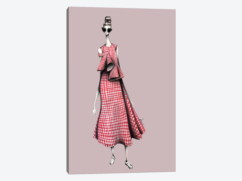 Gingham by Maria Camussi 1-piece Canvas Art Print